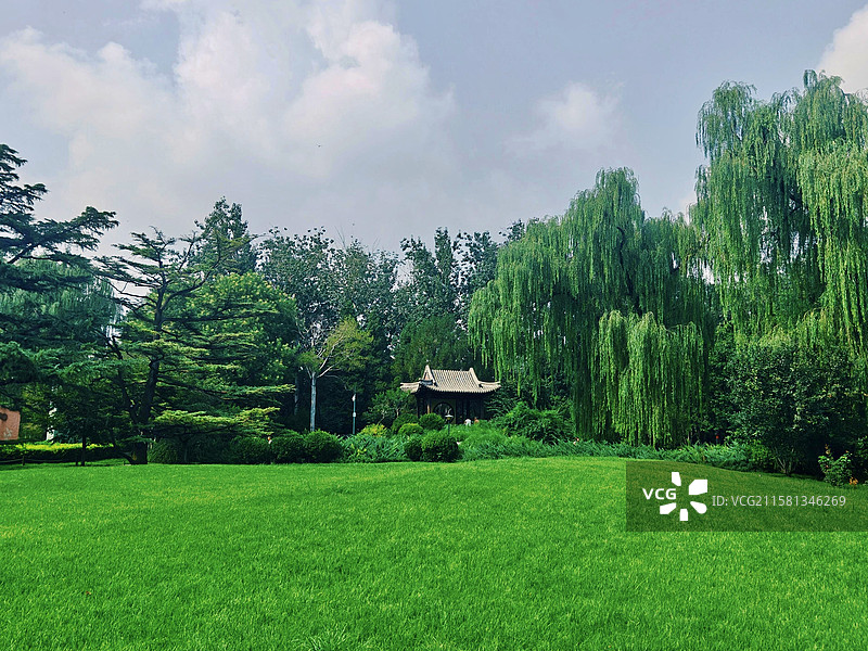 玉渊潭公园 留春园图片素材