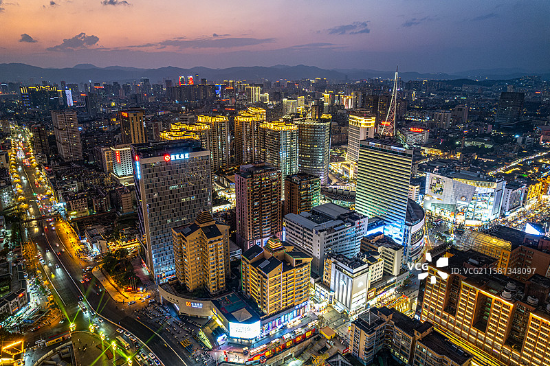 昆明城市建筑实拍图片素材