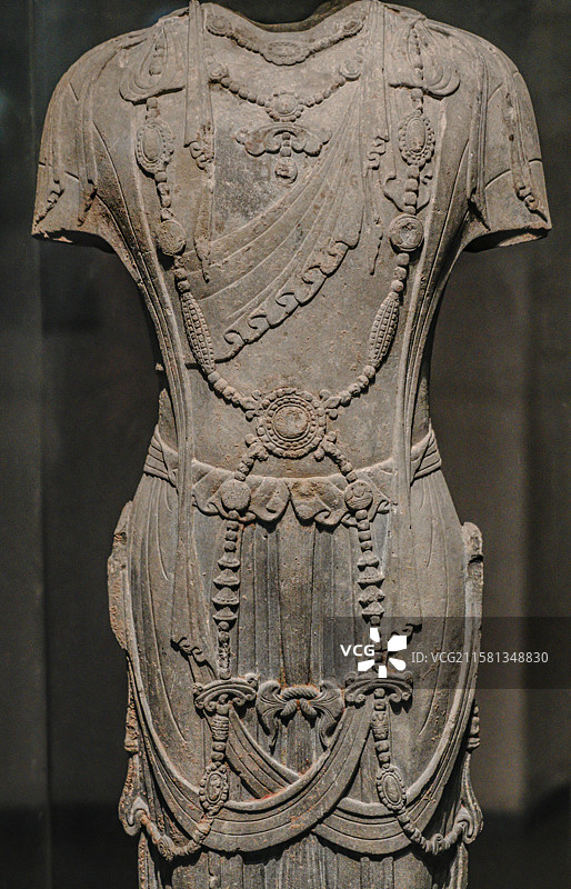 山东诸城博物馆之北齐圆雕菩萨立像图片素材