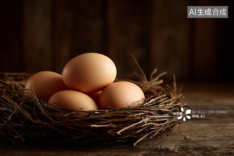 【AI数字艺术】鸡蛋静物拍摄图片素材