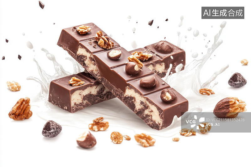 【AI数字艺术】巧克力甜品可可粉丝滑背景图片素材