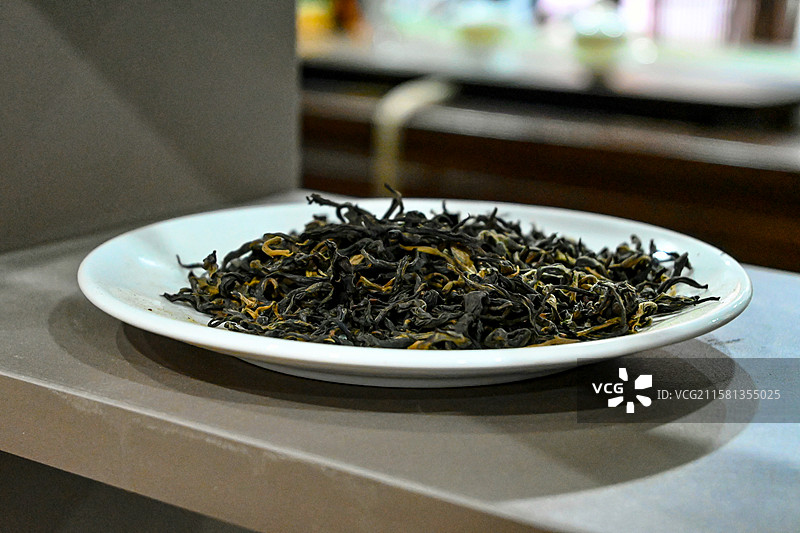 泾阳茯茶特写图片素材