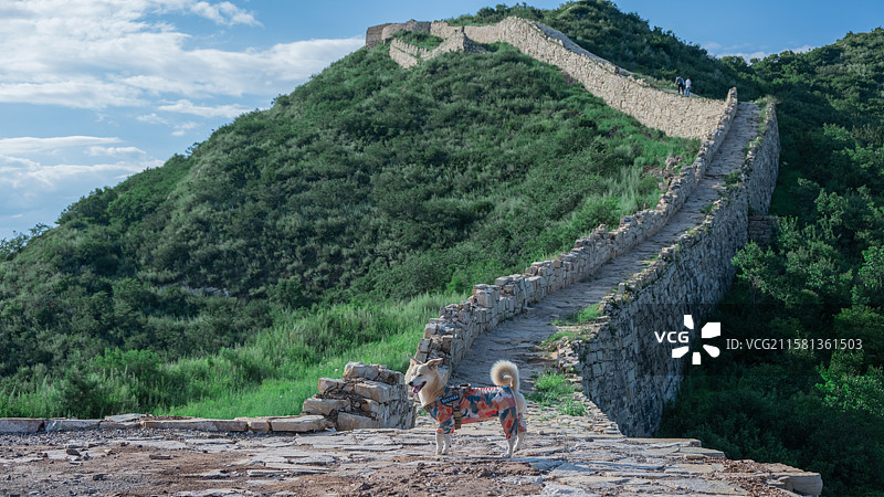 样边长城风光图片素材