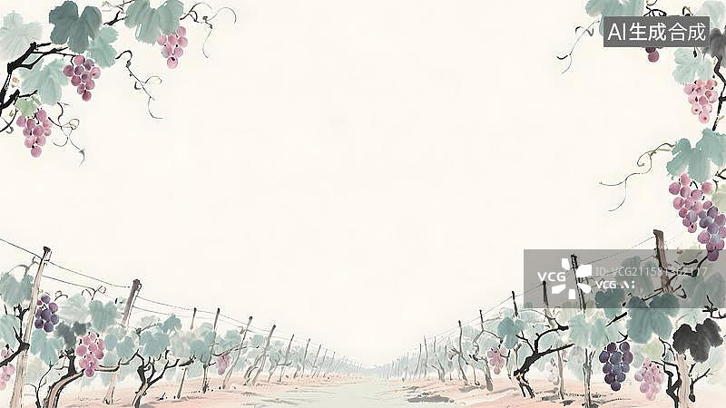 【AI数字艺术】水墨画环绕图片素材