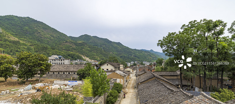 湖北十堰，全国文物重点保护单位，国家AAAA级旅游风景区，上津古城图片素材