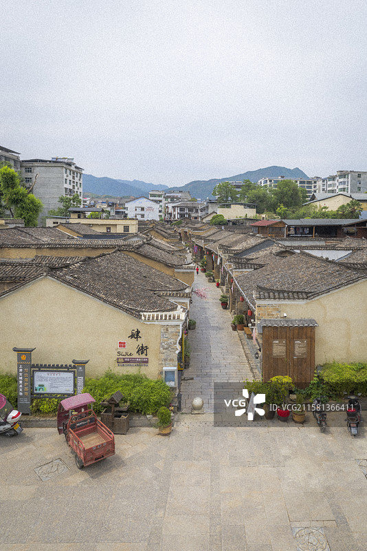 湖北十堰，全国文物重点保护单位，国家AAAA级旅游风景区，上津古城图片素材