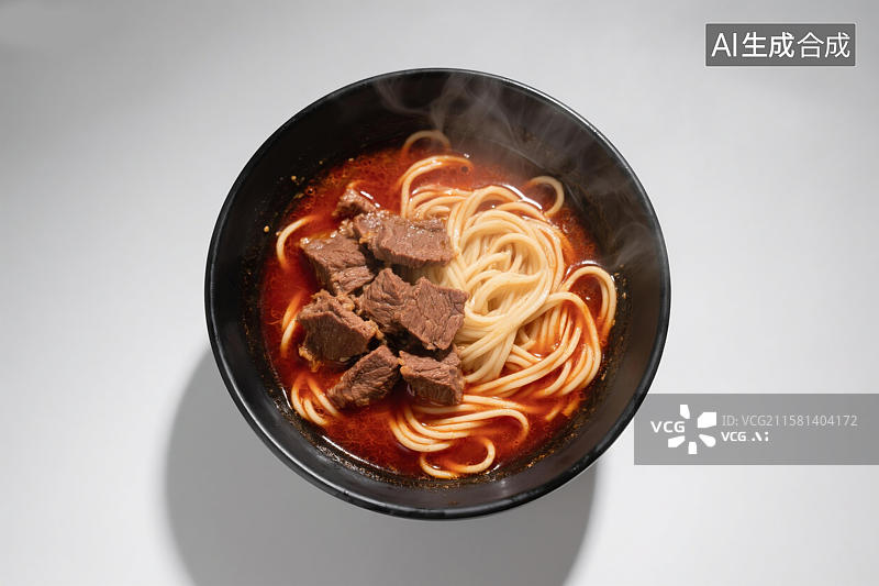 【AI数字艺术】牛肉面图片素材