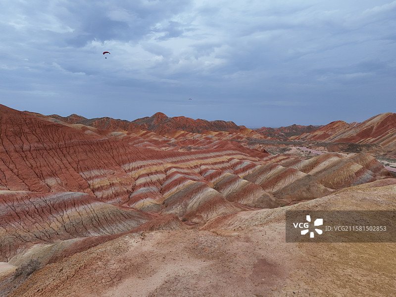 七彩丹霞图片素材