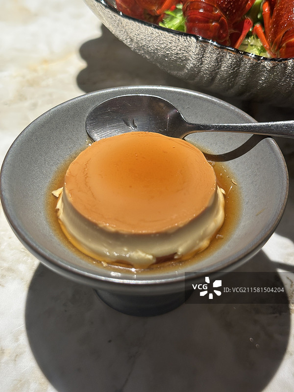 浙江绍兴黄酒布丁图片素材