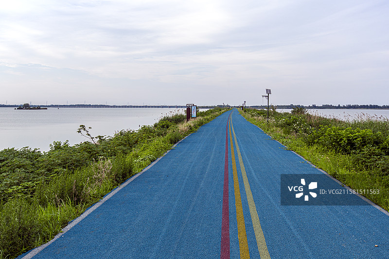 安徽省滁州市明光苏堤风光图片素材