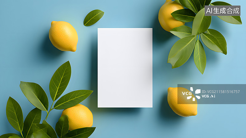 【AI数字艺术】简约风白色邀请卡片展示图片素材