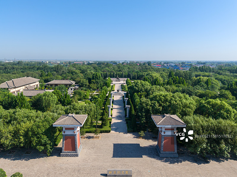 献县献王纪念园图片素材