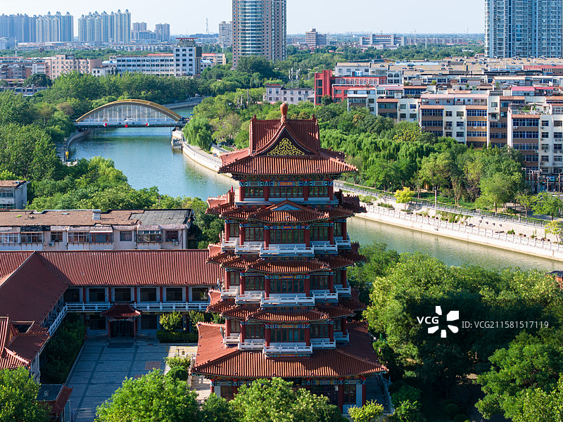 沧州清风楼风光图片素材