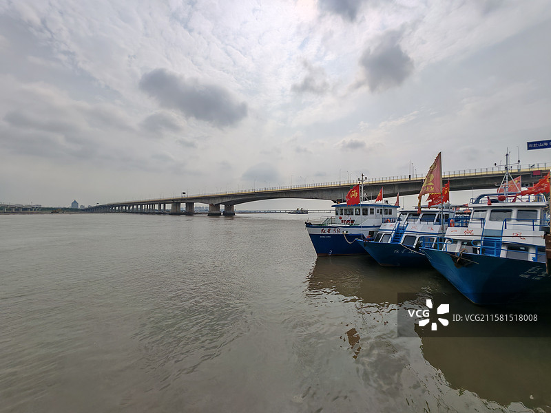 天津滨海z4线永定新河桥图片素材