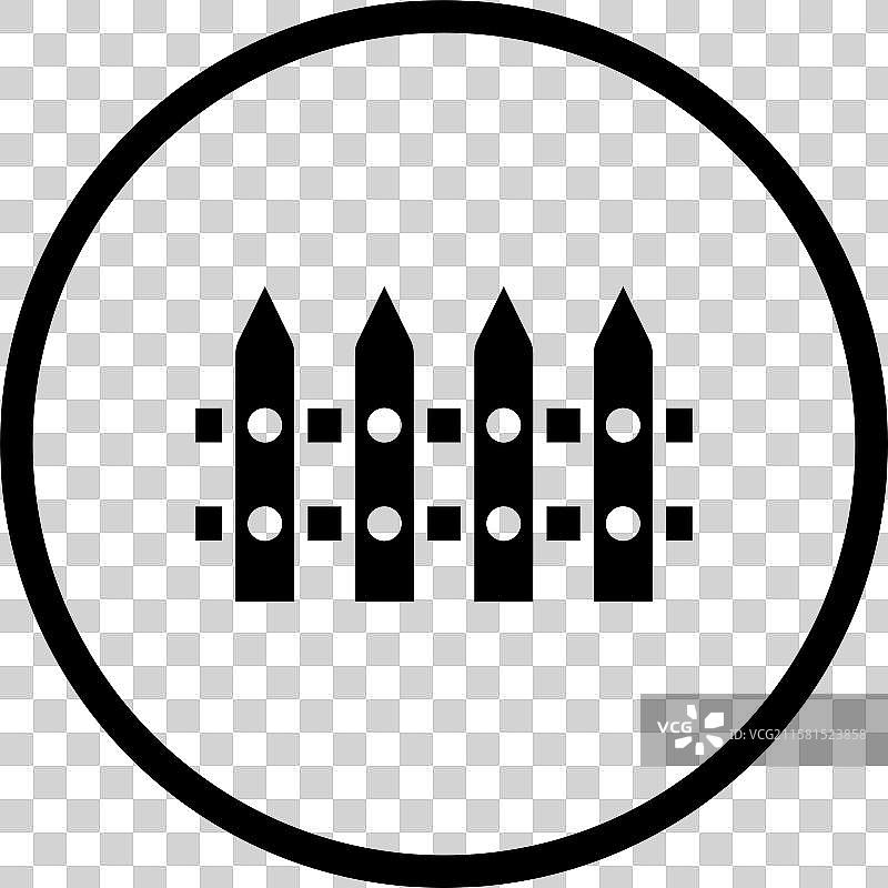 栅栏图标设计图片素材