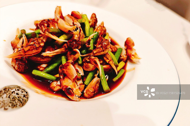 生腌蟹钳图片素材