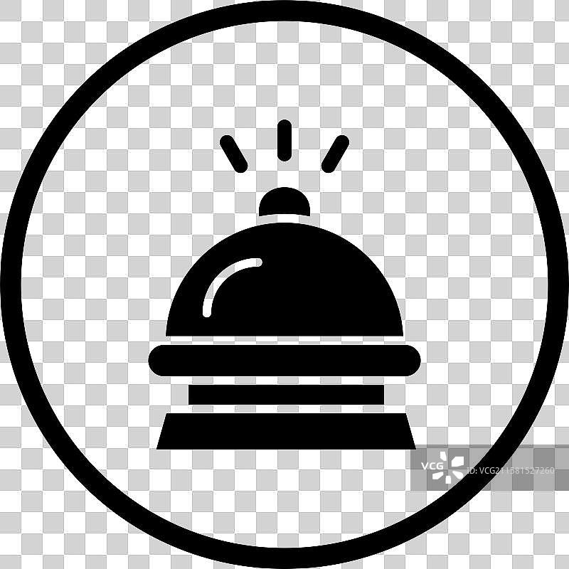 酒店铃铛图标设计图片素材