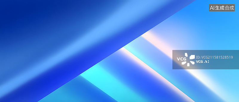【AI数字艺术】蓝色科技感抽象渐变背景设计图片素材
