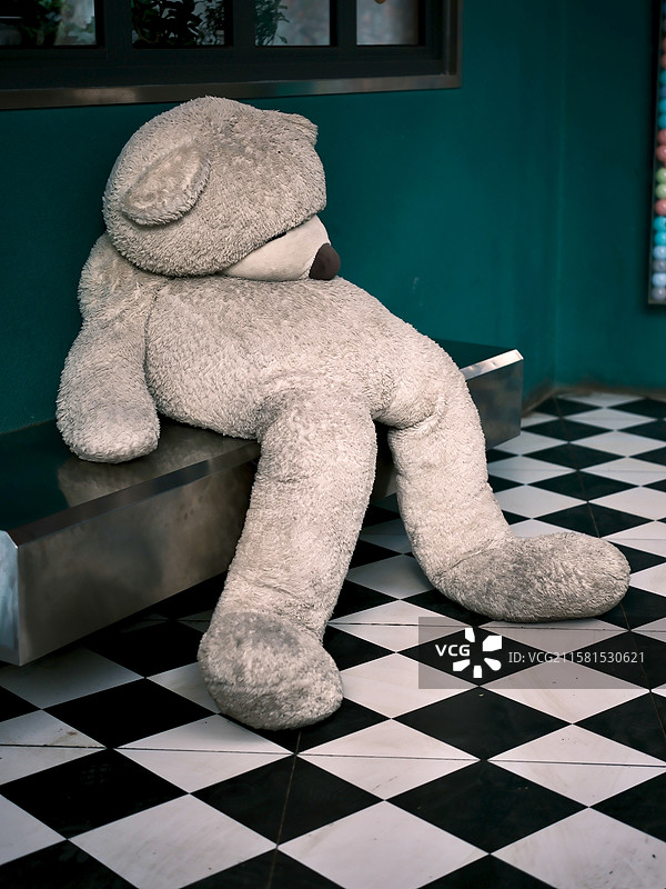 孤独的小熊图片素材