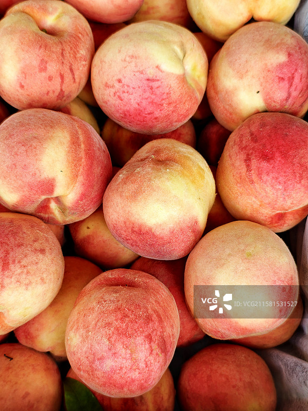 静物水果～桃子（原图直出），拍摄于农贸市场图片素材