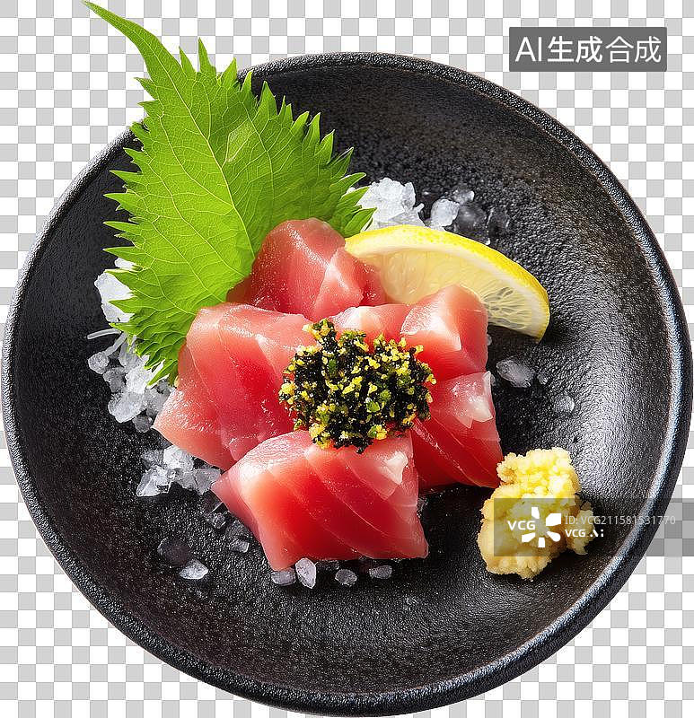 【AI数字艺术】金枪鱼刺身图片素材