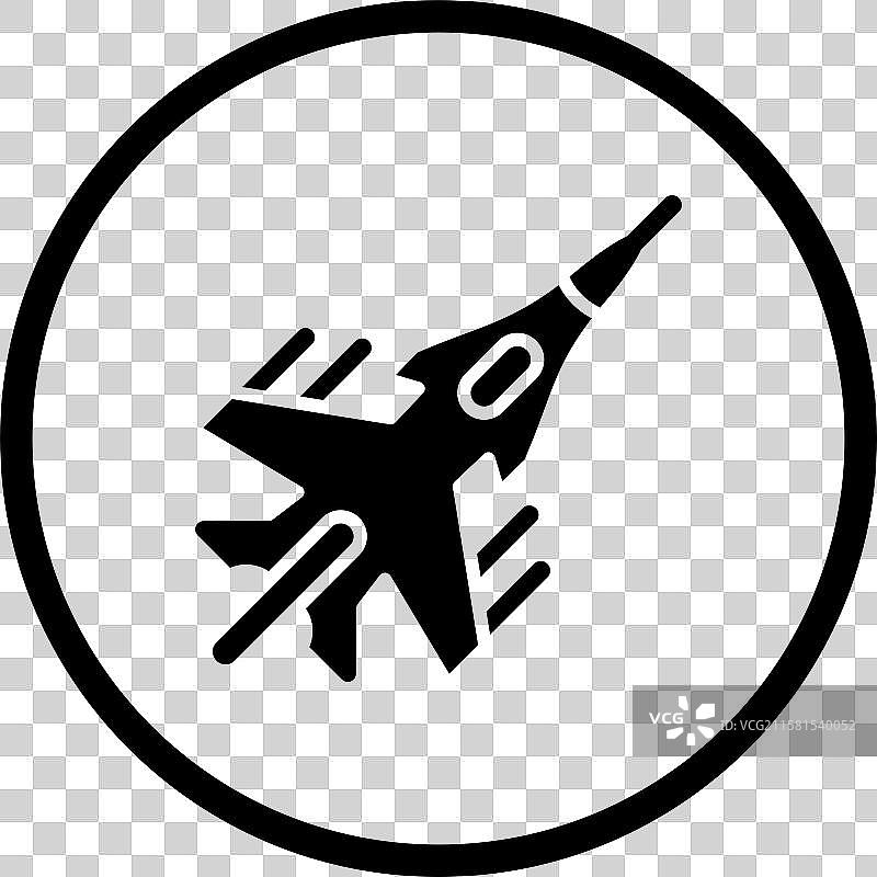 喷气机图标设计图片素材