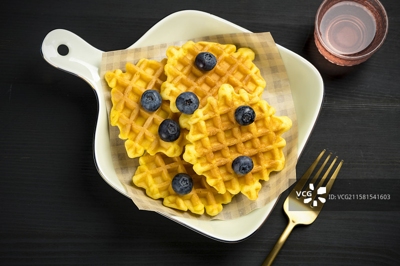 华夫饼图片素材