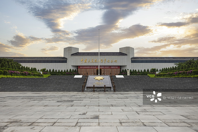 北京宛平城内的中国人民抗日战争纪念馆图片素材
