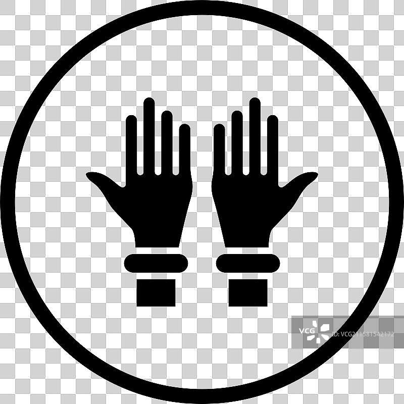 塑料手套图标设计图片素材