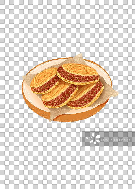 一盘肉夹馍图片素材