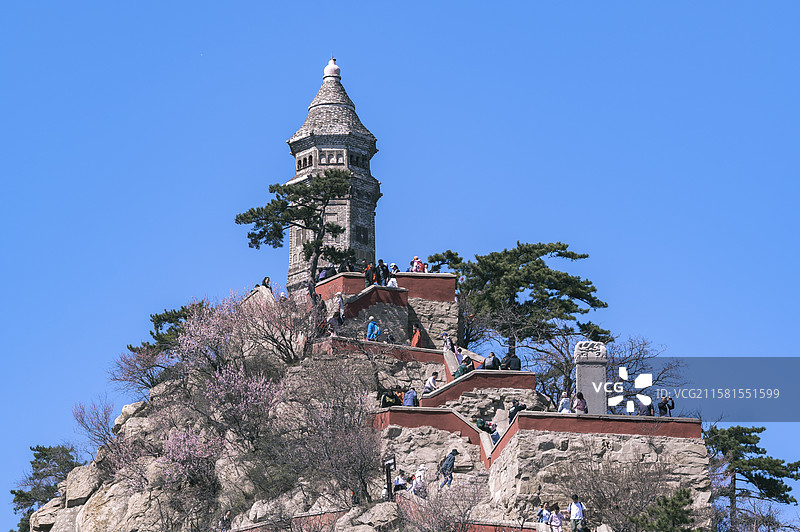 天津盘山风景名胜区，京东第一山图片素材