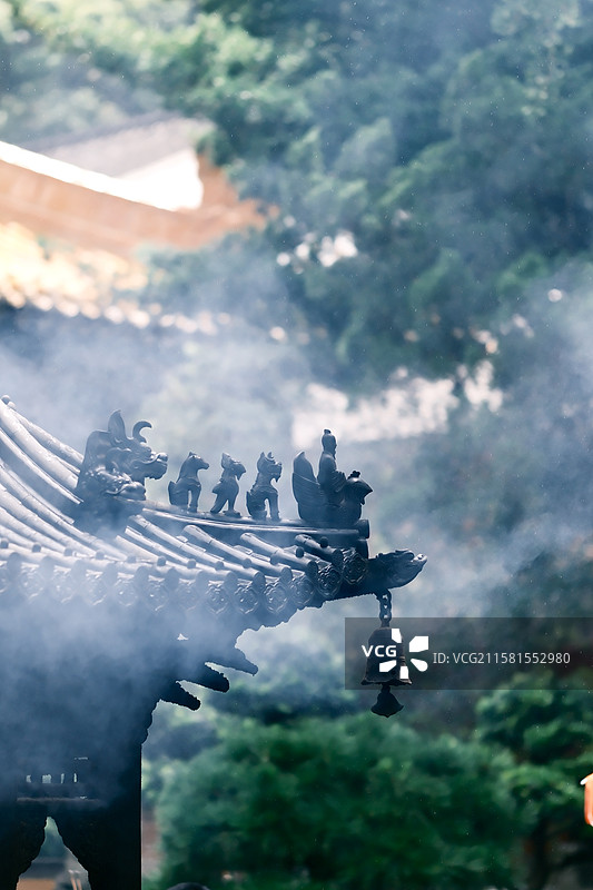 普陀山法雨禅寺图片素材