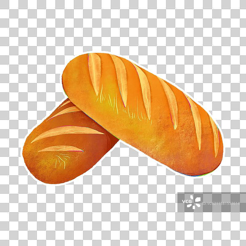 小面包图片素材