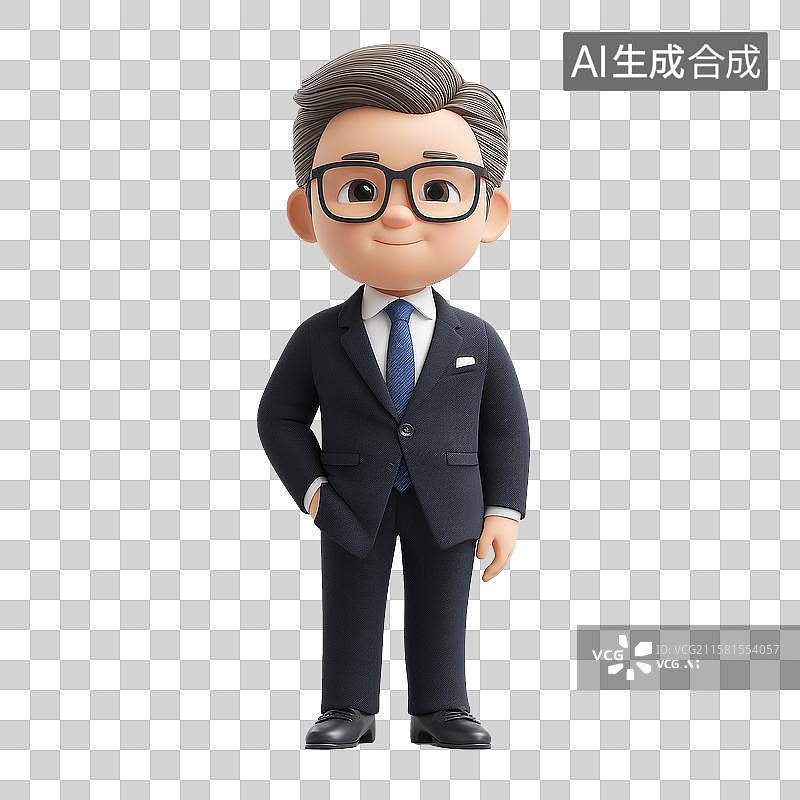 【AI数字艺术】商务男士形象图片素材