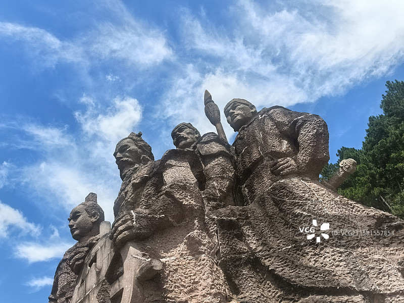 三门 蛇蟠岛 海盗村 石雕图片素材