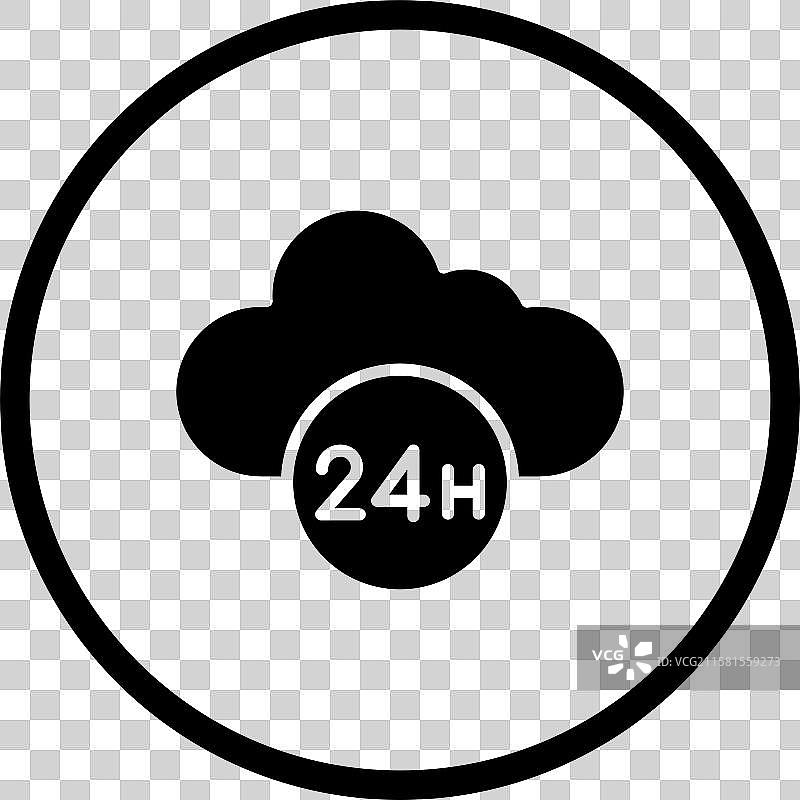 24小时图标设计图片素材
