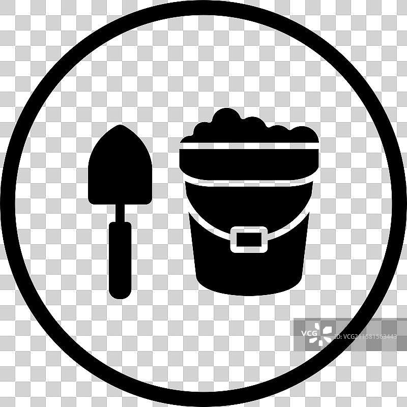 沙桶图标设计图片素材