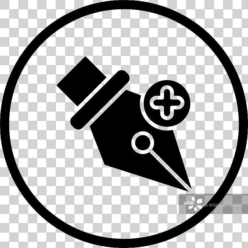 添加锚点图标设计图片素材