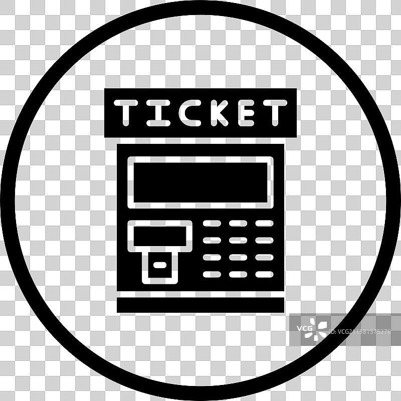 售票机图标设计图片素材