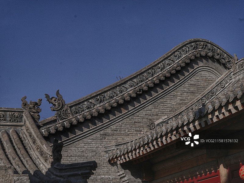 五台山塔院寺，位于台怀镇，是 “五大禅林” 之一，寺以塔名，大白塔为标志，建筑雄伟，文化底蕴深厚图片素材