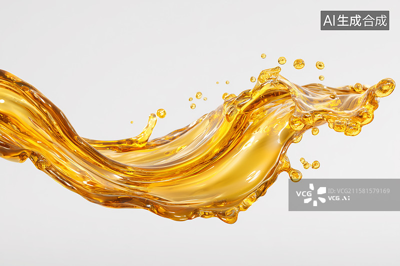 【AI数字艺术】油飞溅瞬间图片素材