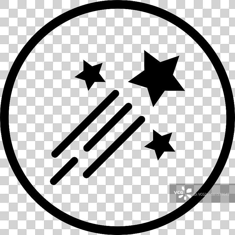 流星图标设计图片素材