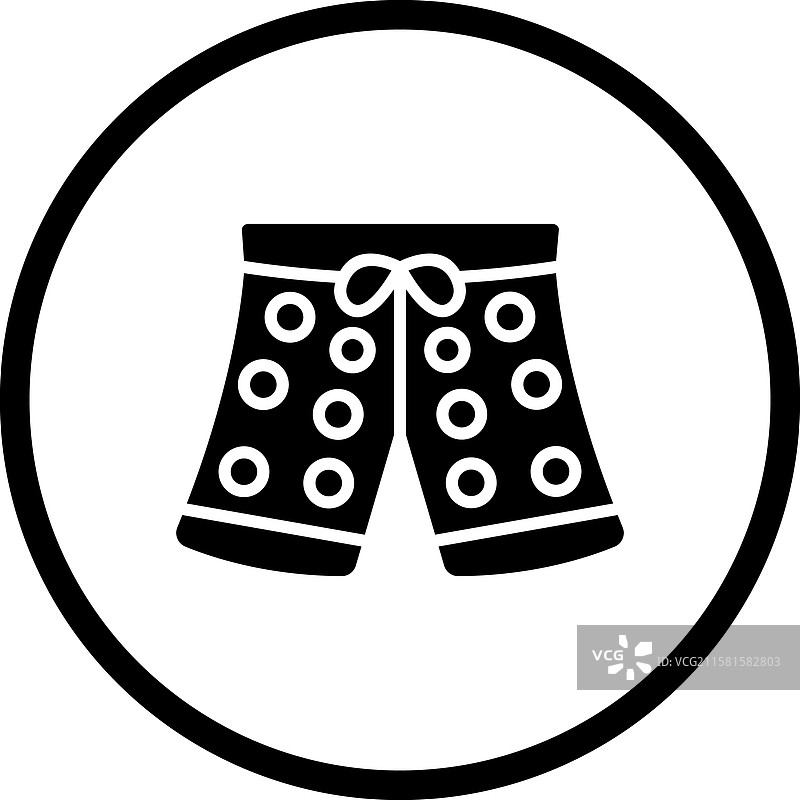 游泳短裤图标设计图片素材