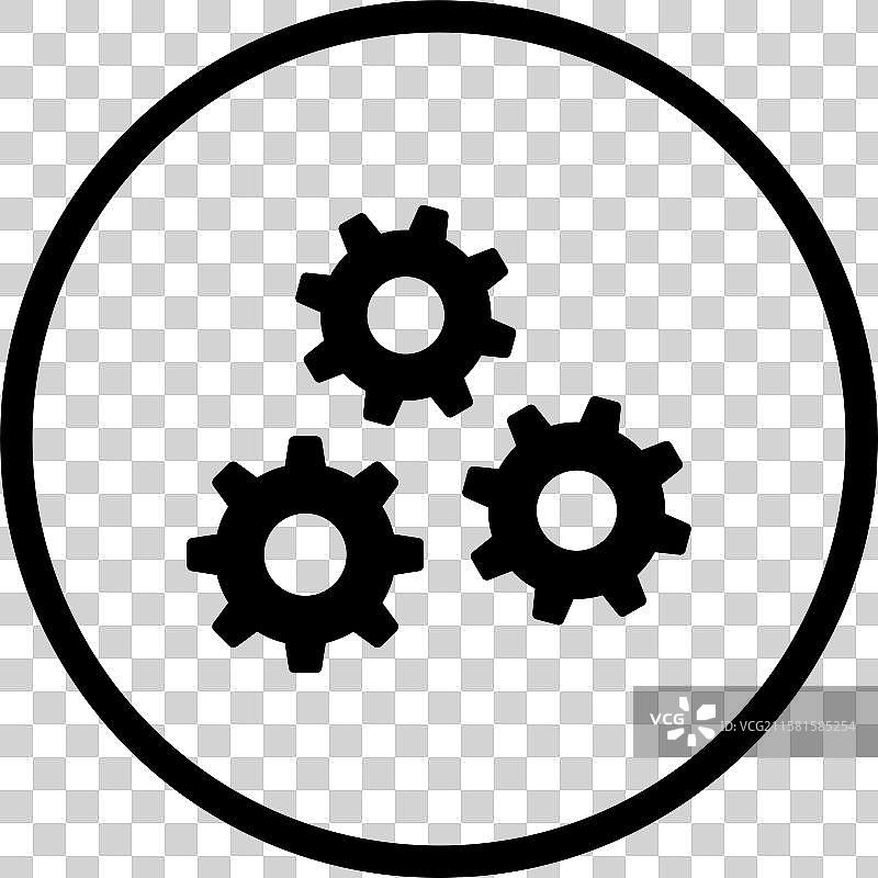 齿轮图标设计图片素材