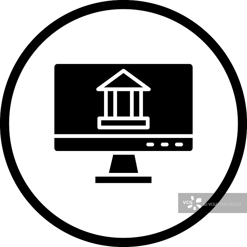 在线银行图标设计图片素材