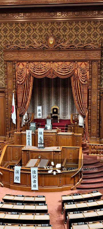 日本国会参议院～会议大厅图片素材