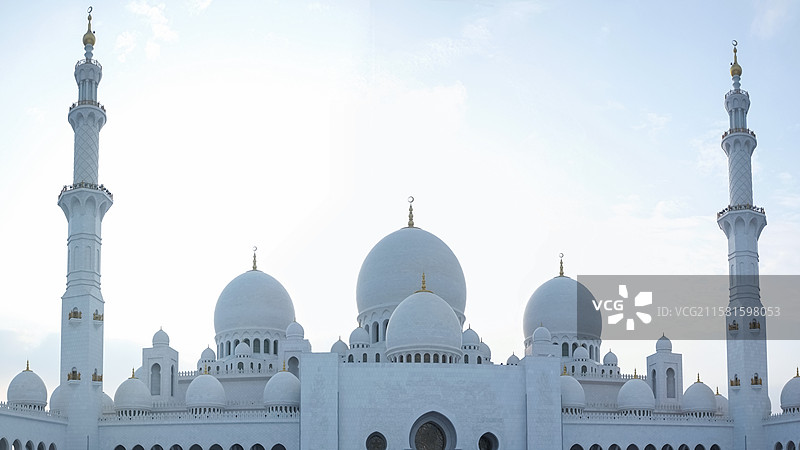 阿布扎比，谢赫扎耶德清真寺，外观图片素材
