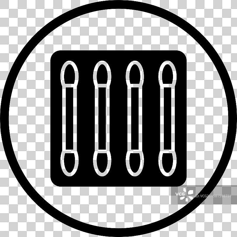 棉签图标设计图片素材