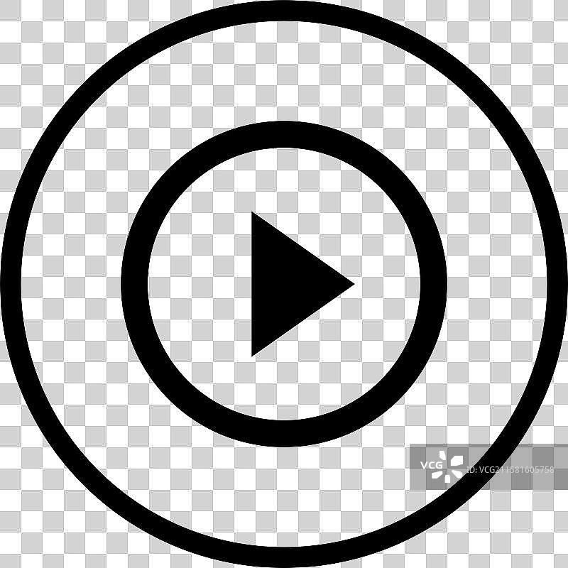 播放按钮图标设计图片素材