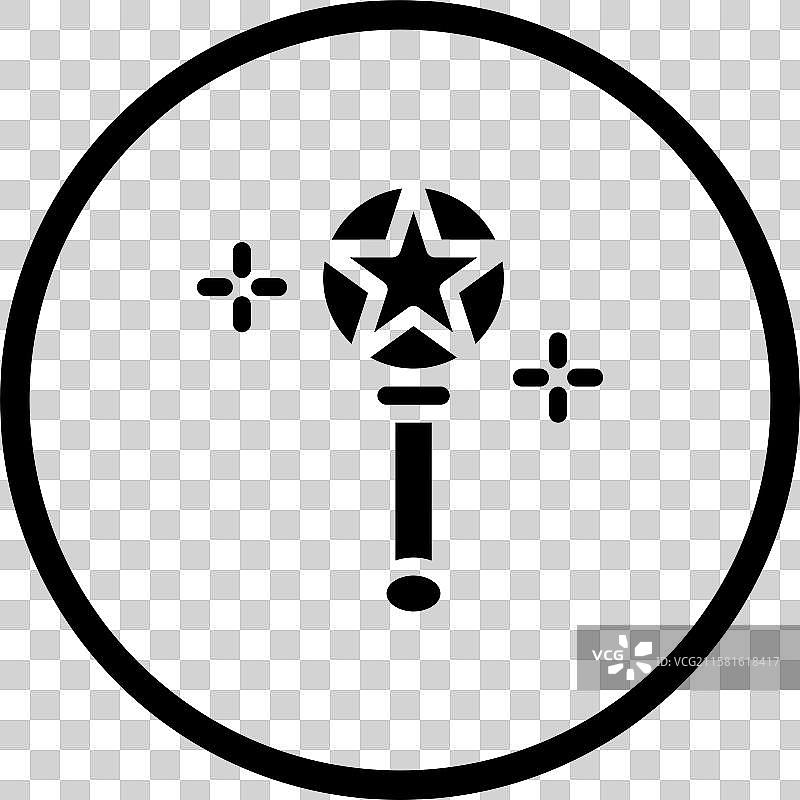魔杖图标设计图片素材
